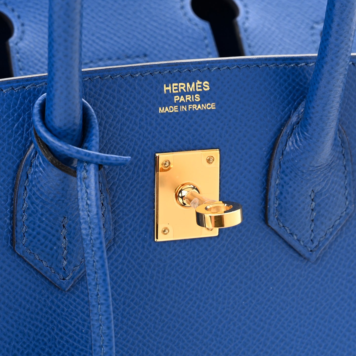 Epsom Birkin Sellier 25 Bleu France