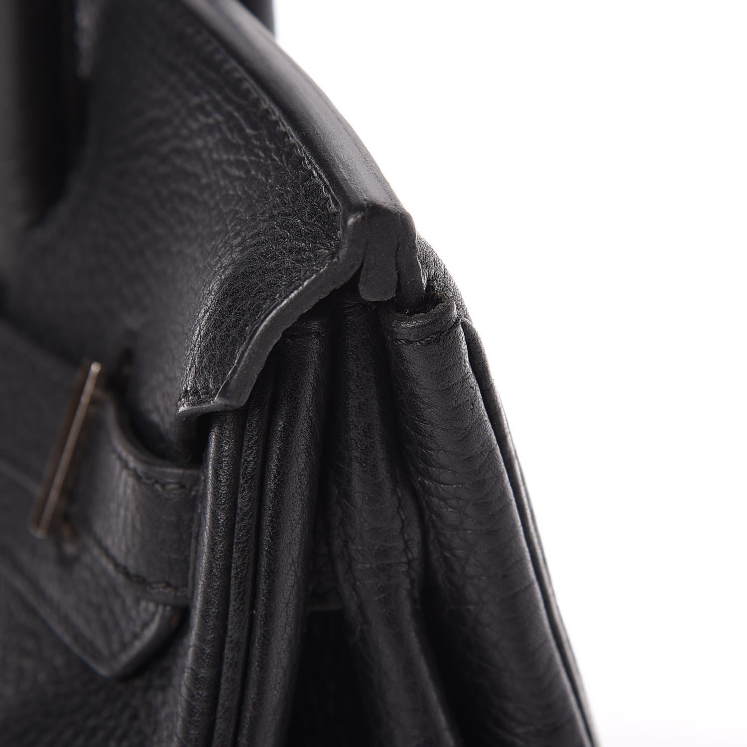 Hermes Taurillon Clemence Birkin 30 Black 17 of 20