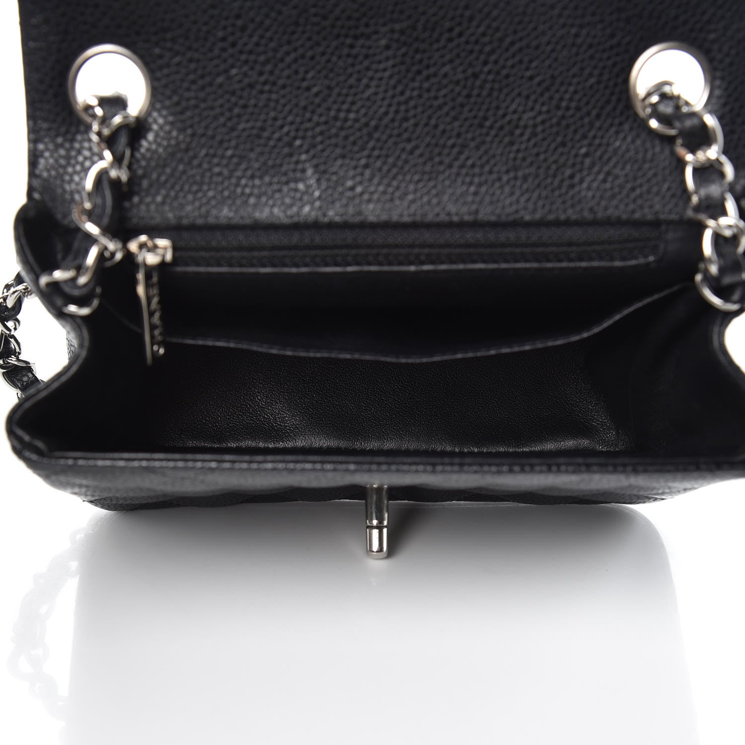 Chanel Caviar Quilted Mini Square Flap Black 5 of 12