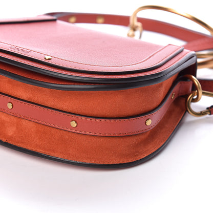 Chloe Calfskin Small Nile Bracelet Bag Earthy Red 8 of 9