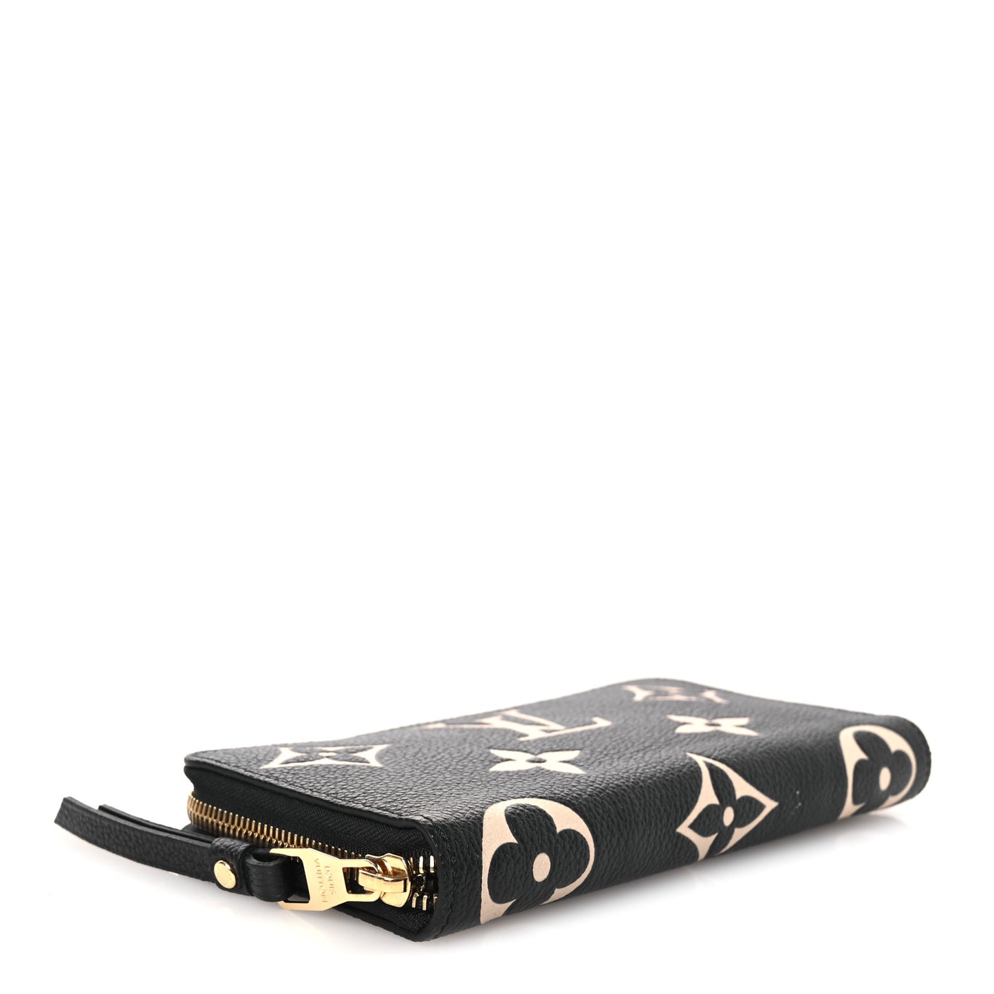 Empreinte Monogram Giant Zippy Wallet Black Beige
