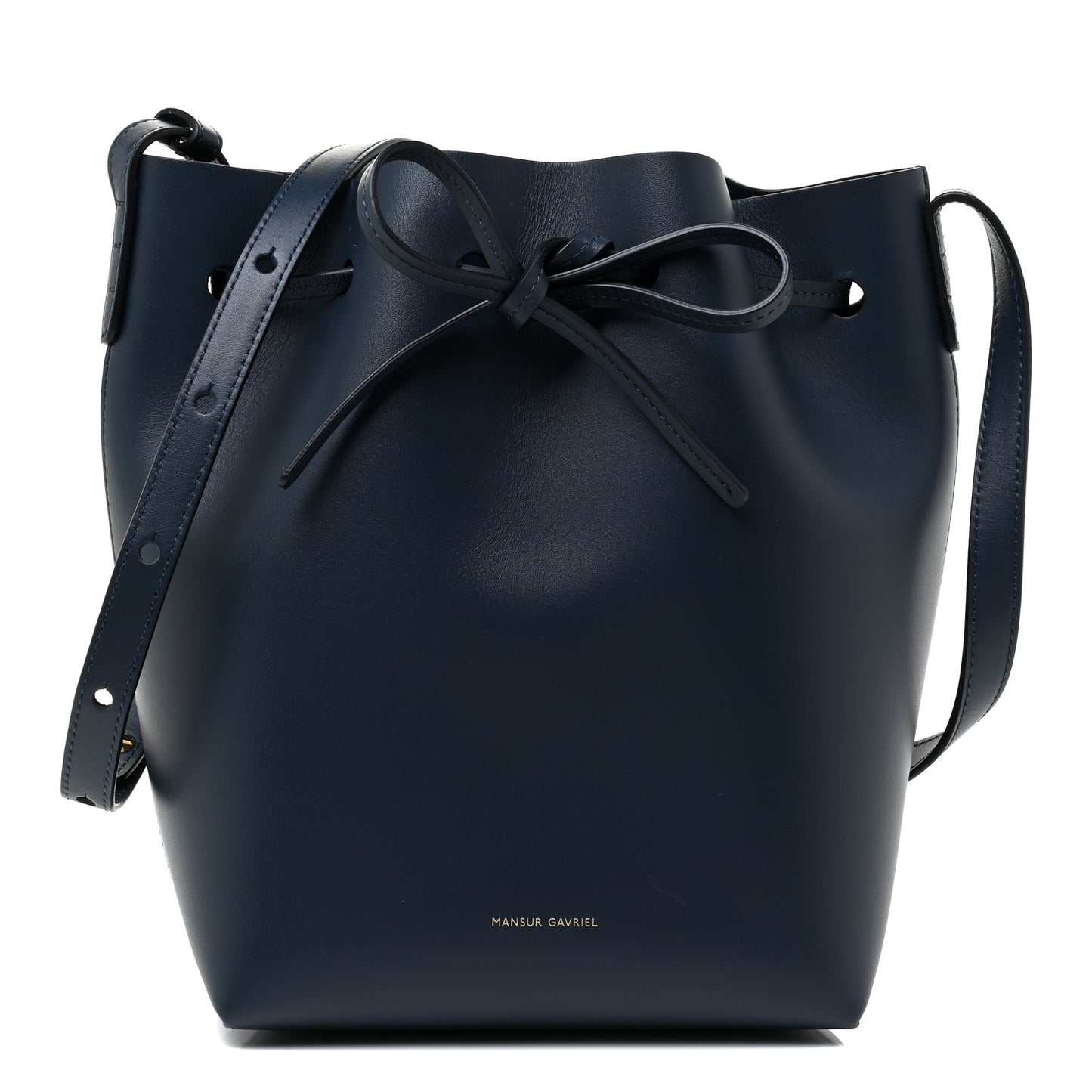 Calfskin Mini Bucket Bag Blue