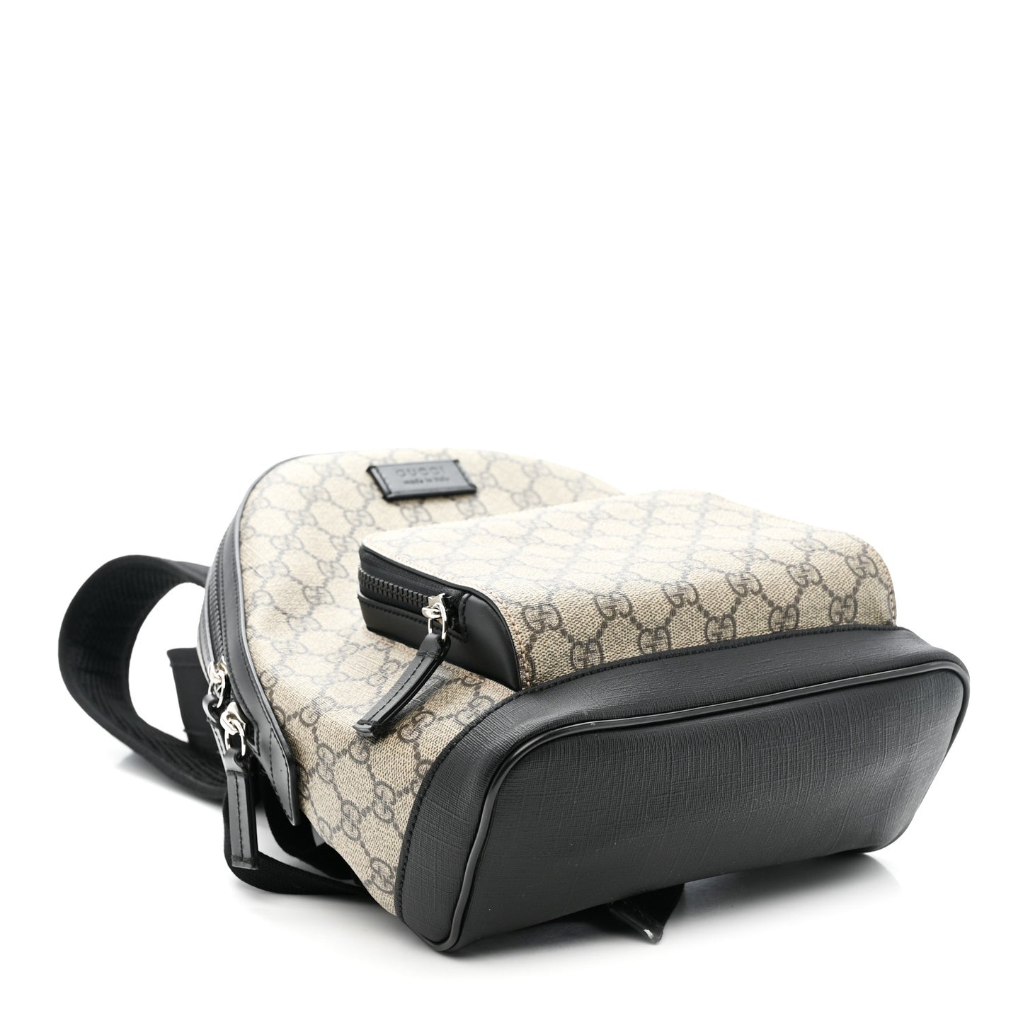 GG Supreme Monogram Small Eden Day Backpack Black