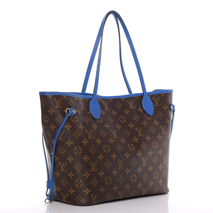 Louis Vuitton Monogram Articles de Voyage Ikat Neverfull MM Grand Blue 3 of 24
