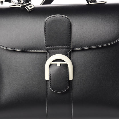 Delvaux Box Calfskin Ribbons Dans Les Nuages MM Brillant Satchel Black 10 of 10