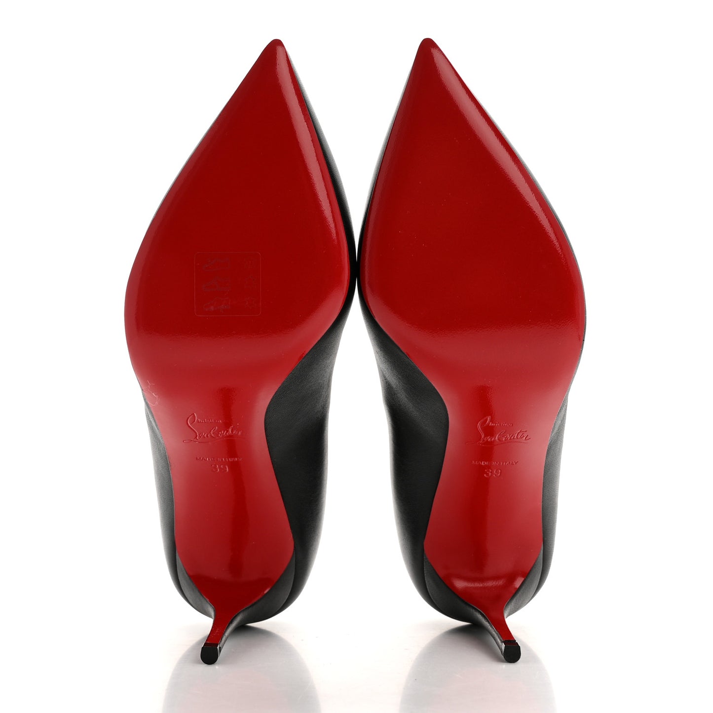 Shiny Nappa Pigalle Follies 85 Pumps 39 Black