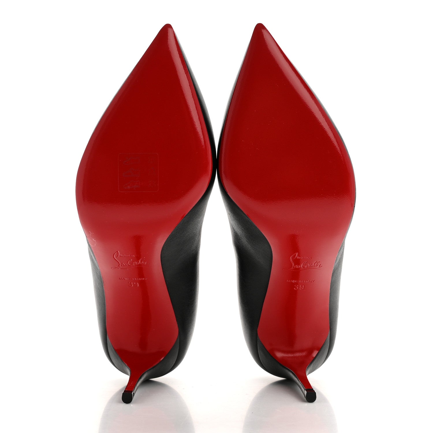 Christian Louboutin Shiny Nappa Pigalle Follies 85 Pumps 39 Black 6 of 8