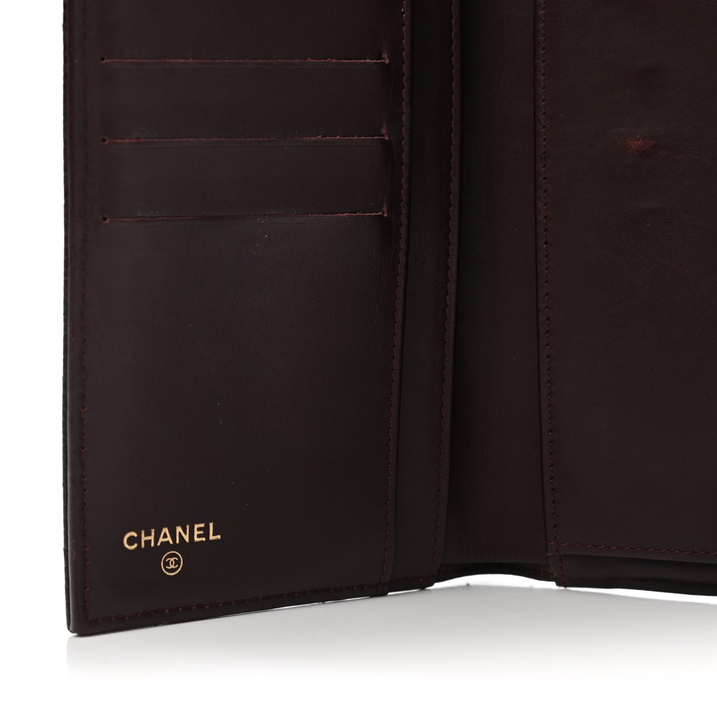 Caviar Quilted Large Flap Wallet Black