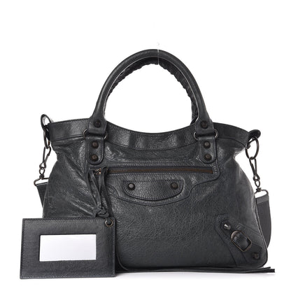 Balenciaga Agneau Classic Hardware Town Anthracite 1 of 9