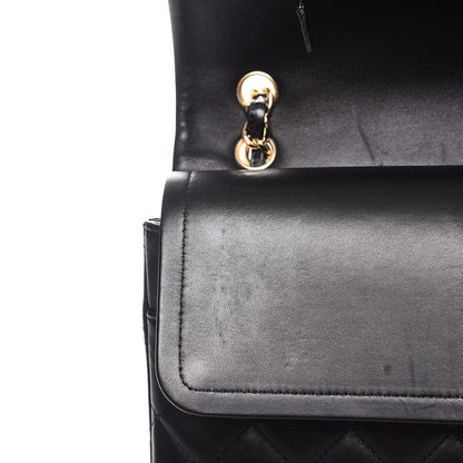 Chanel Lambskin Quilted Maxi Double Flap Black 10 of 15