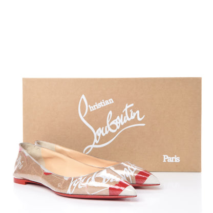 Christian Louboutin Loubi Kraft PVC Ballalla Flats 35.5 Kraft 11 of 11