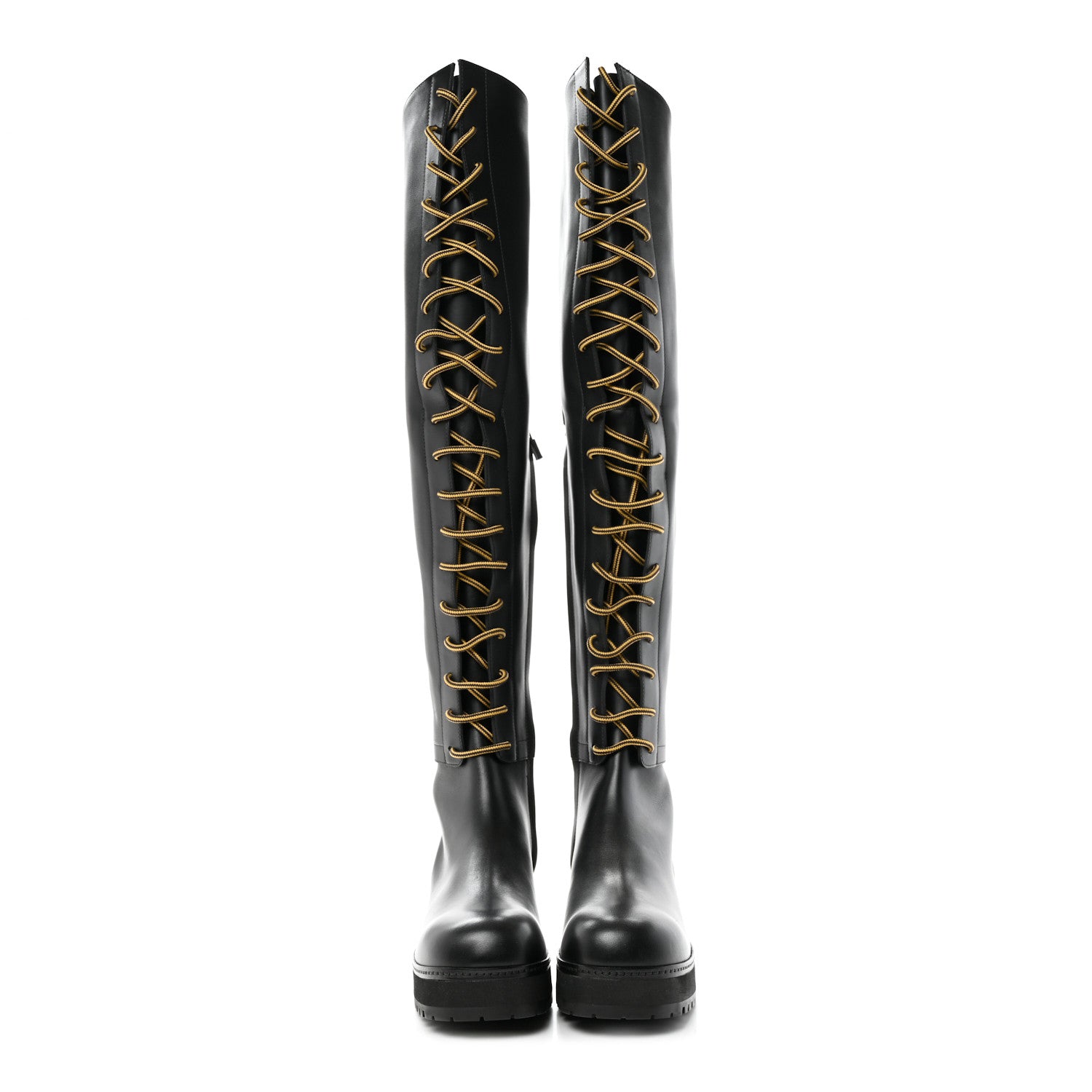 Christian Dior Soft Calfskin D-Road High Boots 38.5 Black 2 of 8