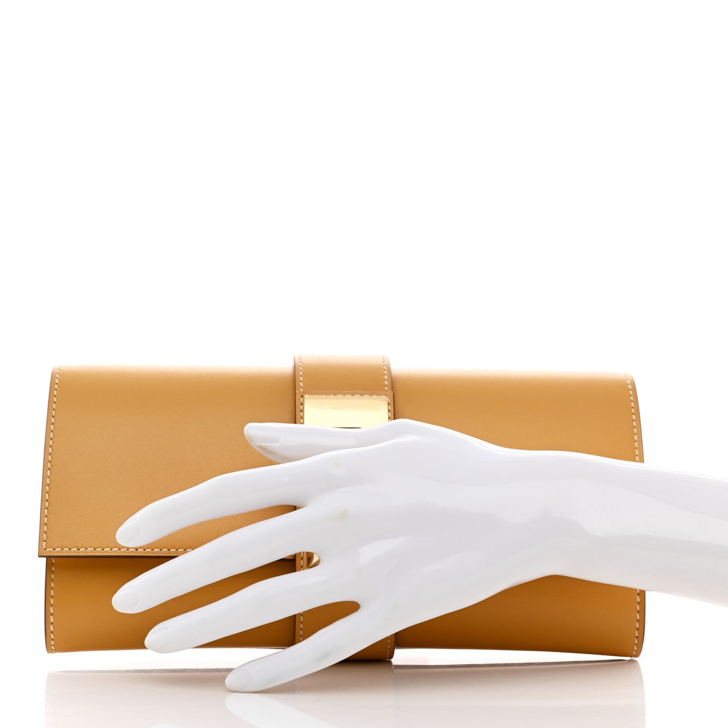 Hermes Tadelakt Medor 23 Clutch Soleil 2 of 12