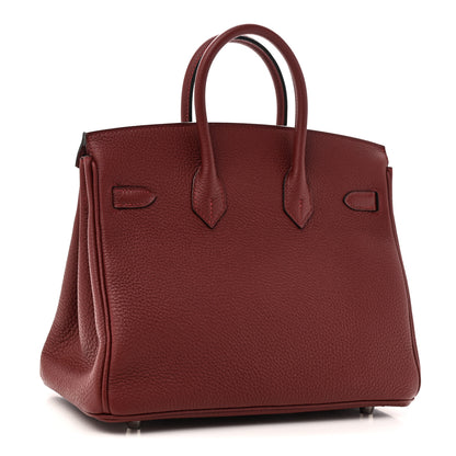 Hermes Togo Birkin 25 Rouge H 3 of 11