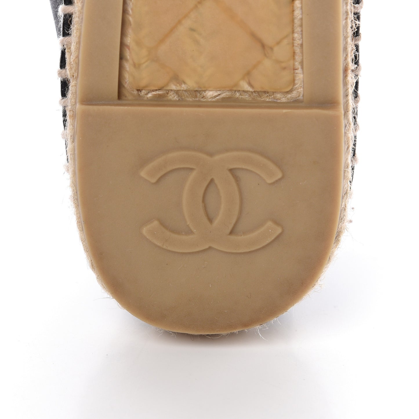 Lambskin CC Espadrilles 40 Black