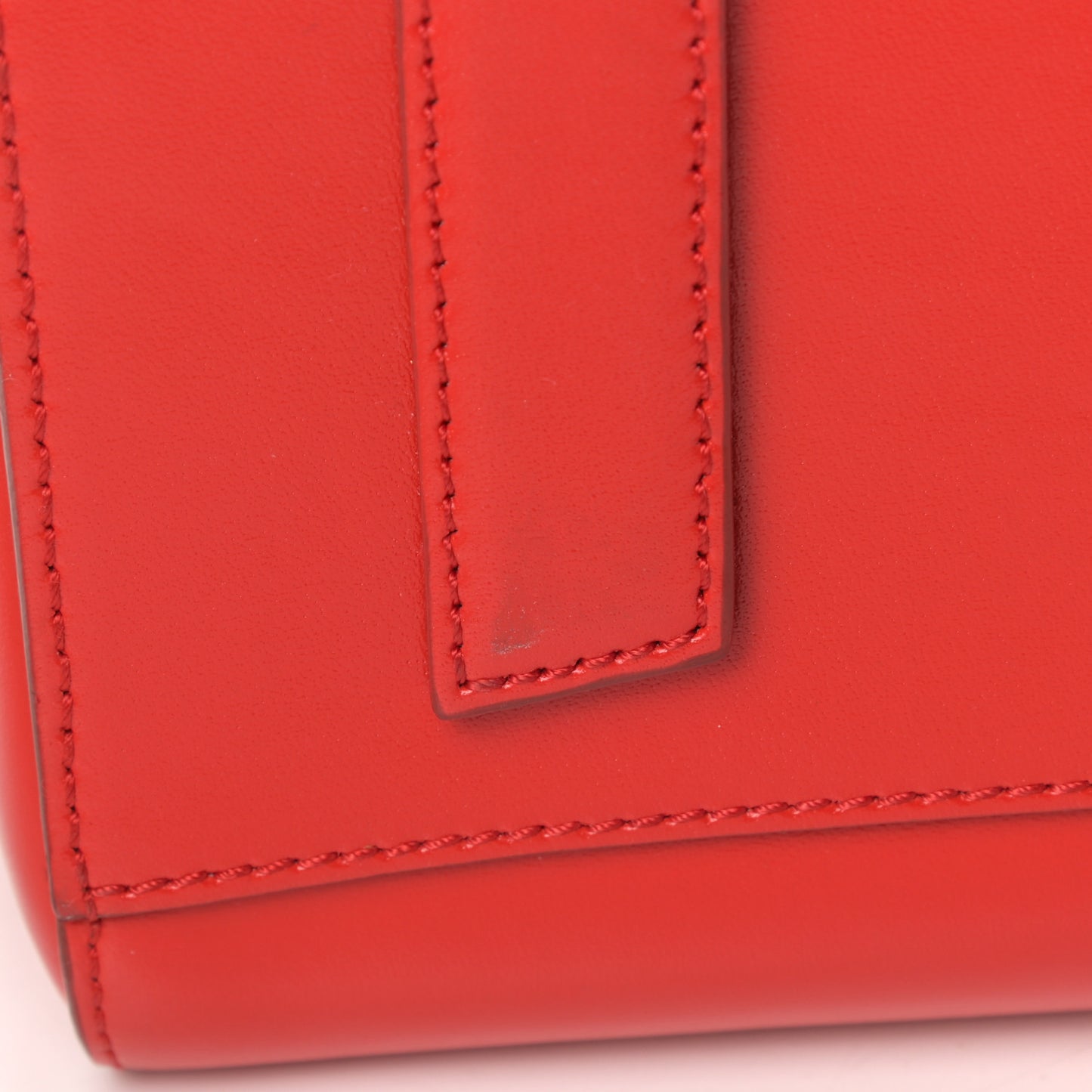 Shiny Lord Calfskin Small Antigona Medium Red