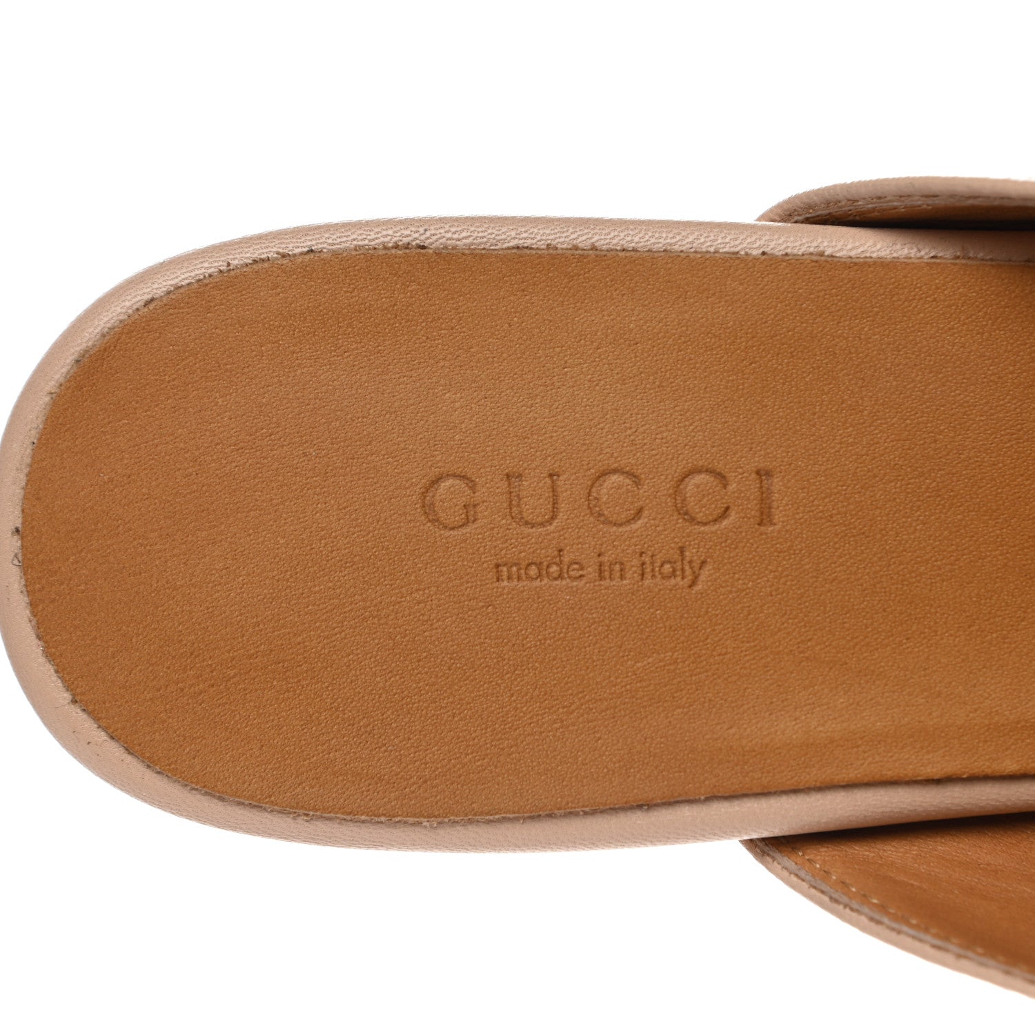 Gucci Malaga Kid Womens Princetown Slippers 36.5 Skin Rose 7 of 9