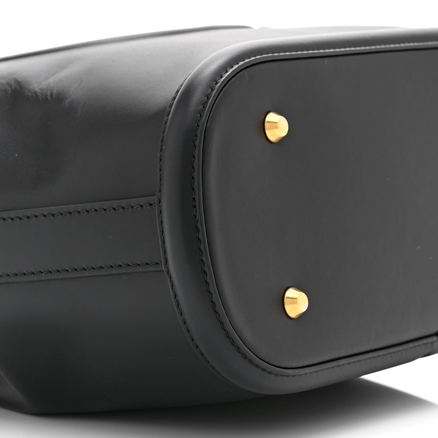 Christian Dior Calfskin CD Embossed Medium C'est Chain Bucket Bag Black 9 of 10