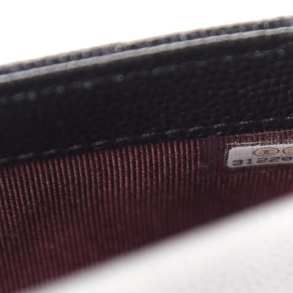 Chanel Caviar Quilted Flap Phone Holder With Chain Black 11 of 13