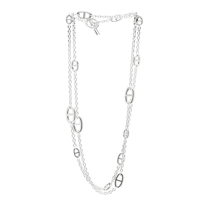 Hermes Sterling Silver Farandole Necklace 120 3 of 5