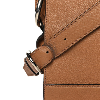 Salvatore Ferragamo Calfskin Gancini Flap Shoulder Bag Brown 10 of 10