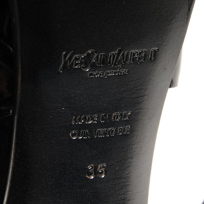 Saint Laurent Patent Tribute 105 Platform Sandals Black 35 6 of 6