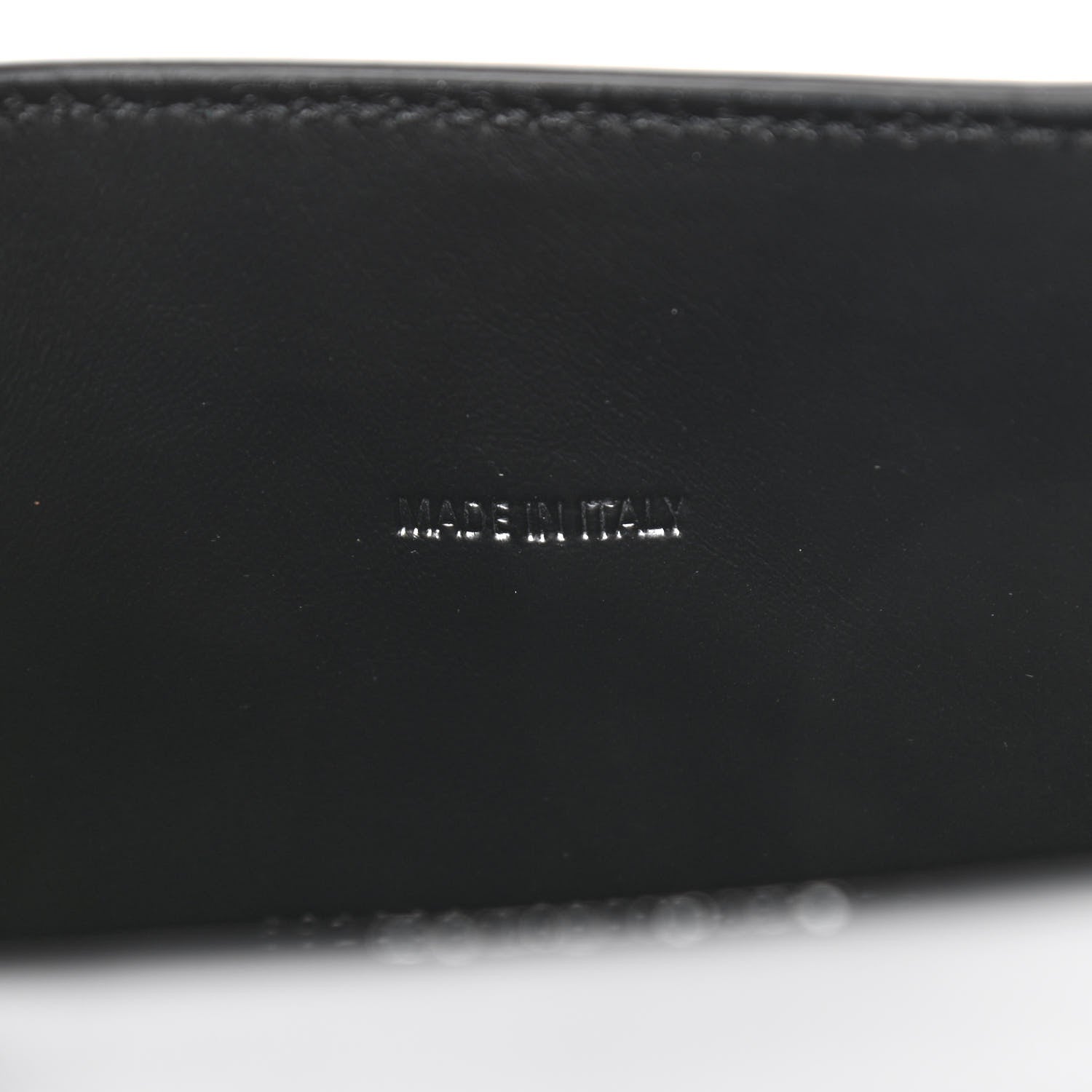 Balenciaga Shiny Calfskin Monochrome Crocodile Embossed Hourglass Top Handle Bag XS Black 7 of 11