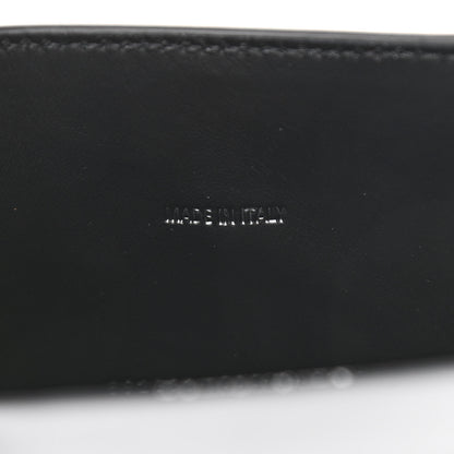 Balenciaga Shiny Calfskin Monochrome Crocodile Embossed Hourglass Top Handle Bag XS Black 7 of 11