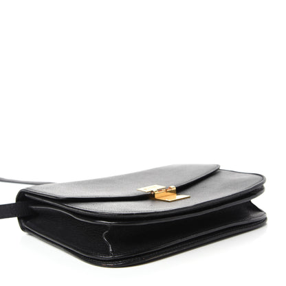 Celine Goatskin Medium Classic Box Flap Bag Black 3 of 12