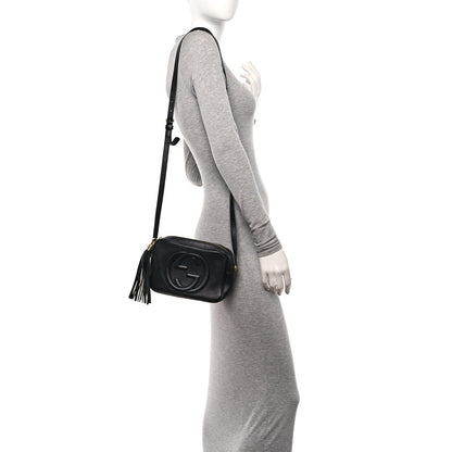 Gucci Pebbled Calfskin Small Soho Disco Bag Black 2 of 16
