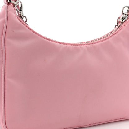 Prada Nylon Re-Edition 2005 Shoulder Bag Rosa 11 of 11