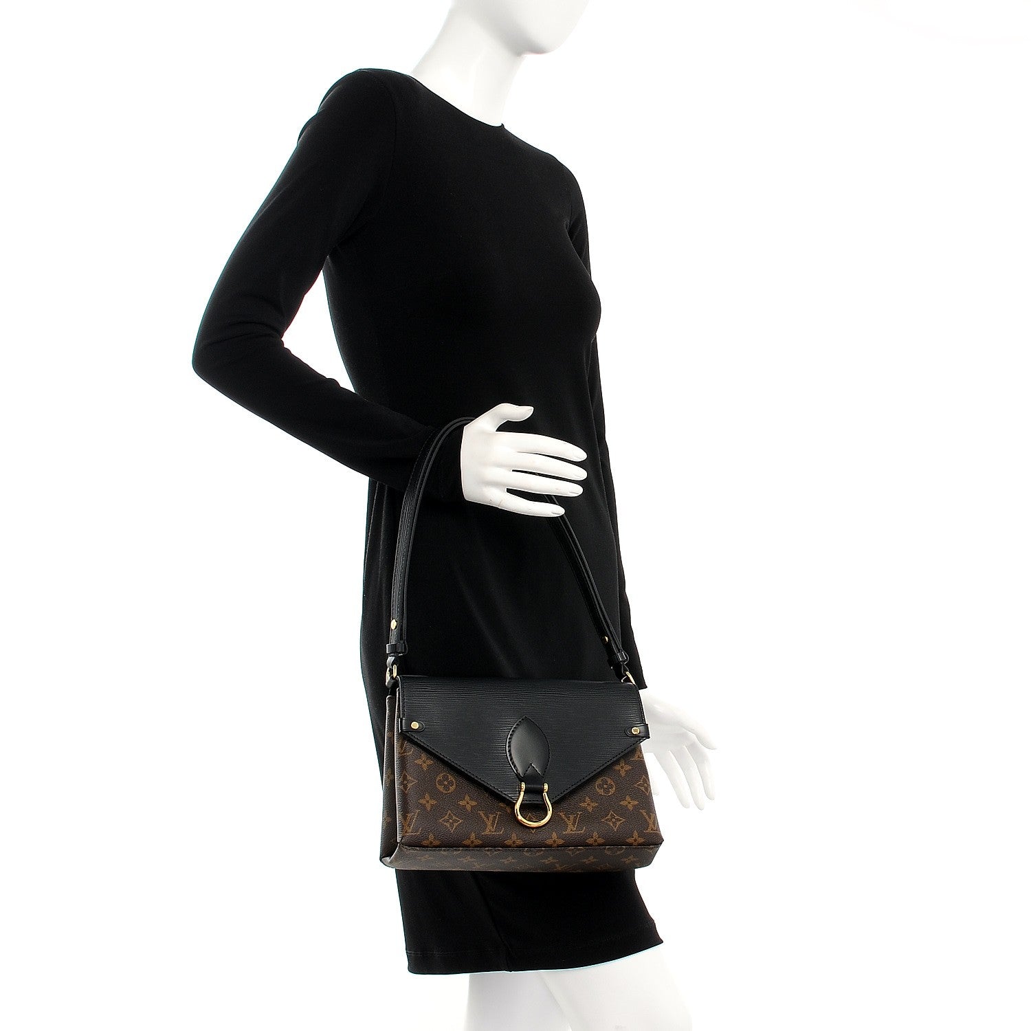 Louis Vuitton Epi Monogram Saint Michel Black 2 of 7