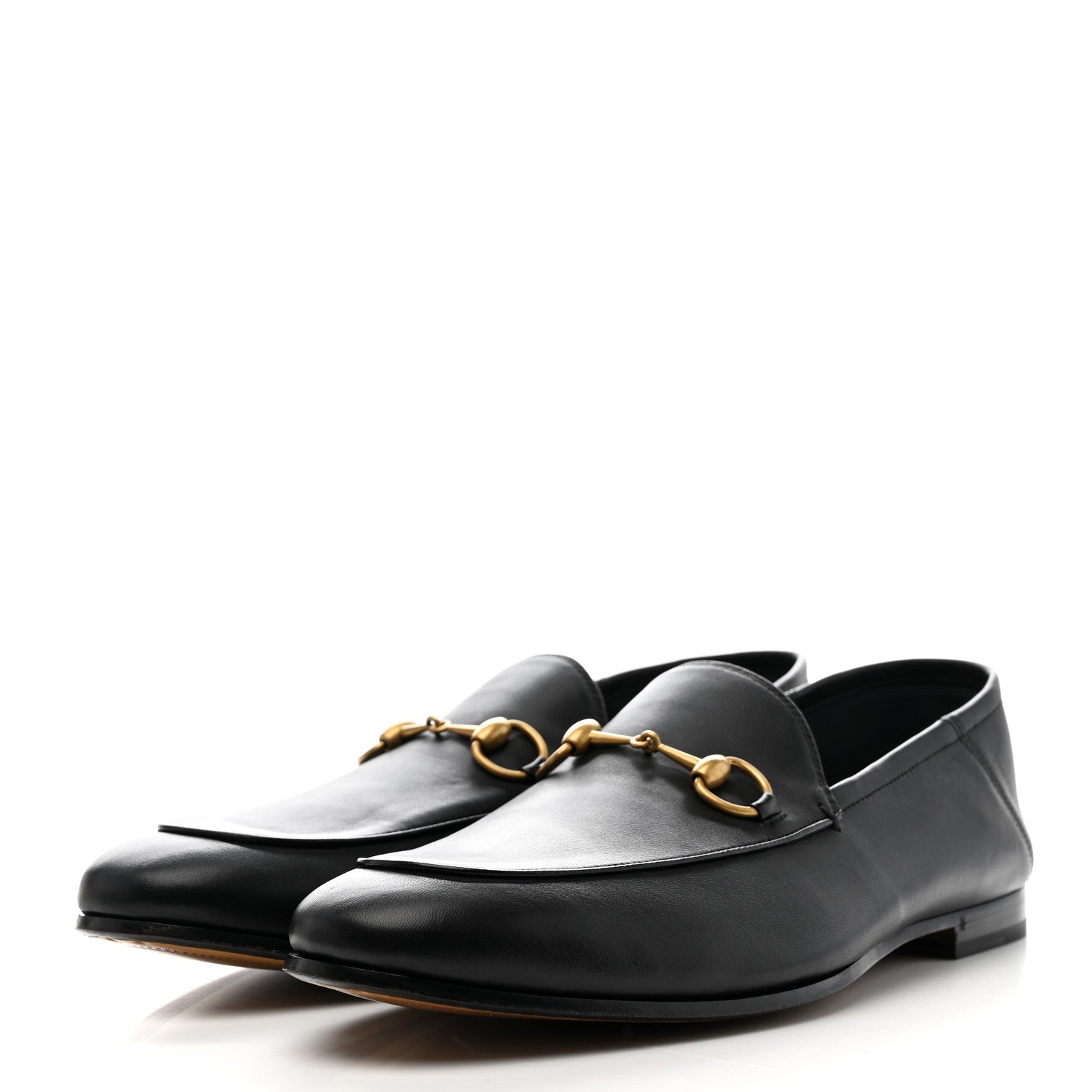 Gucci Lambskin Mens Brixton Horsebit Loafers 11.5 Black 4 of 11