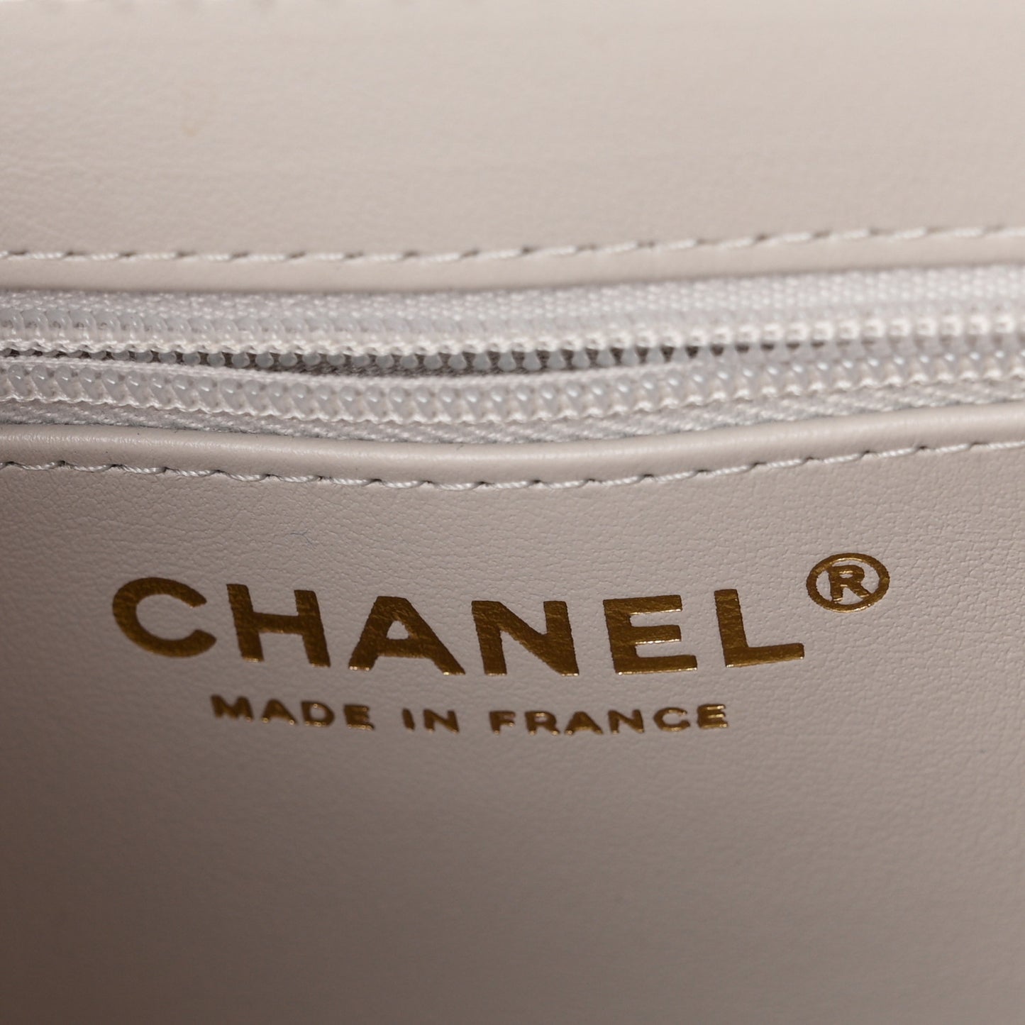 Shiny Aged Calfskin Quilted Nano Kelly Shopper Light Grey
