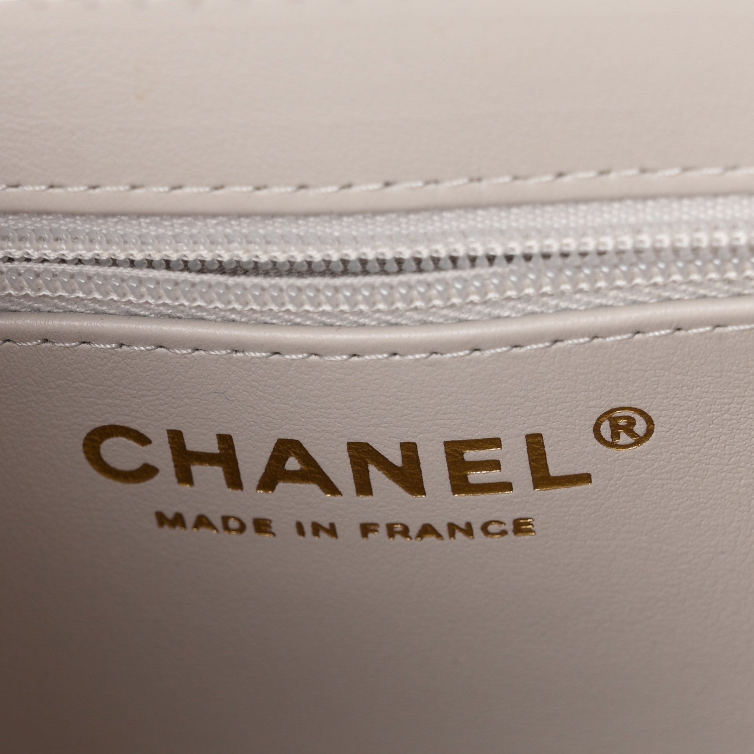 Chanel Shiny Aged Calfskin Quilted Nano Kelly Shopper Light Grey 6 of 11