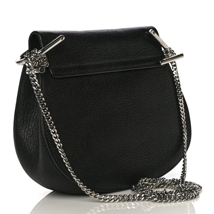 Chloe Grained Lambskin Mini Drew Shoulder Bag Black 2 of 12