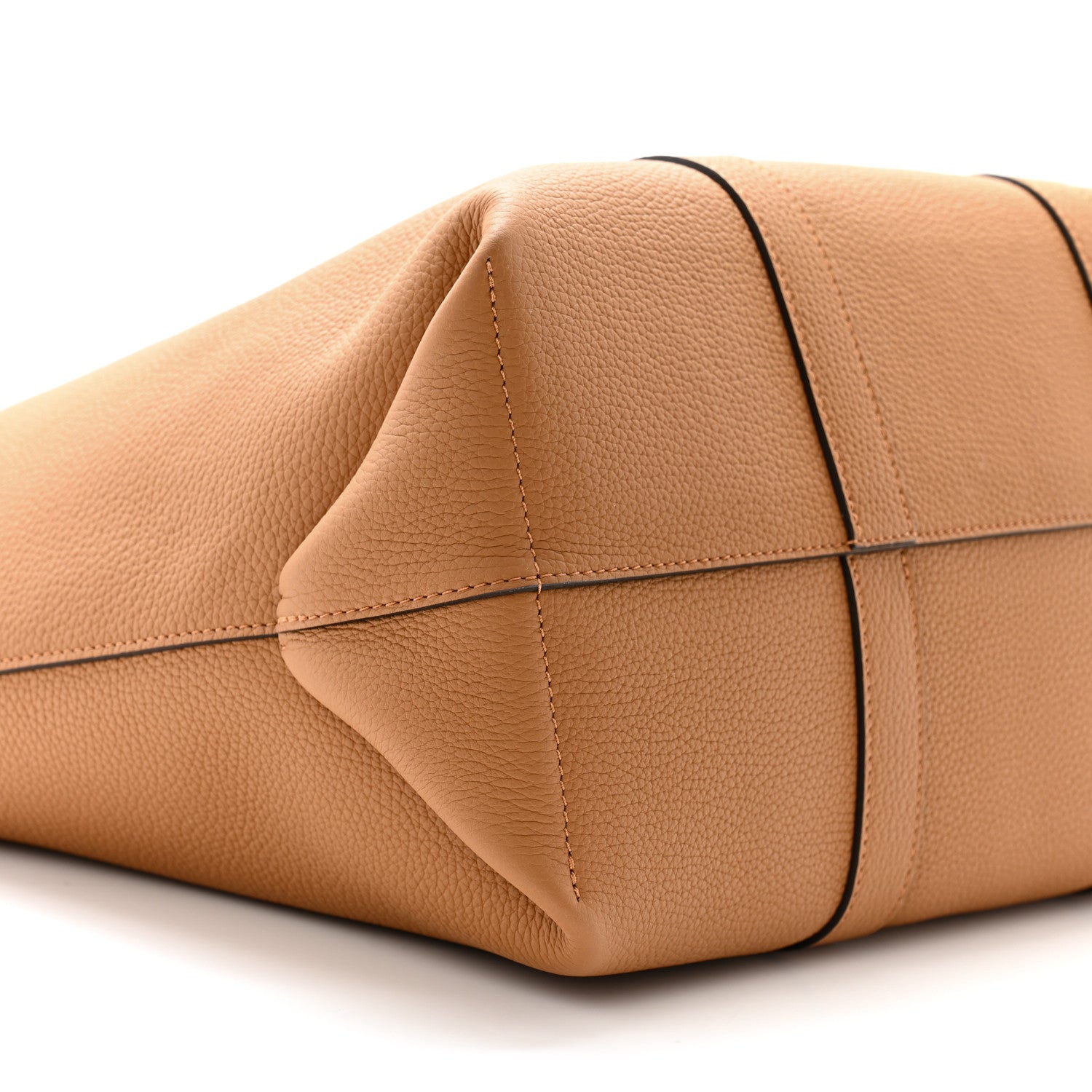 Moynat Taurillon Duo Cabas MM Tote Camel Flame 9 of 10