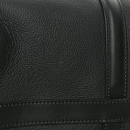 Louis Vuitton Grained Calfskin Aerogram Keepall Bandouliere 40 Black 5 of 6