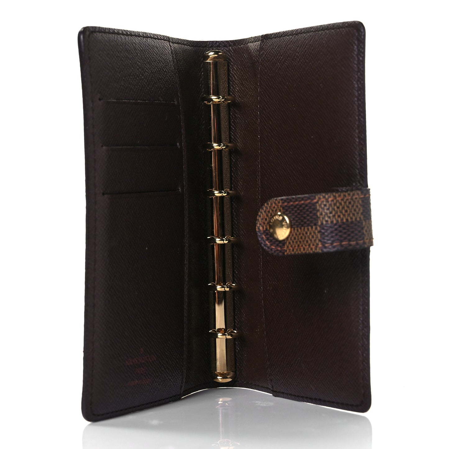 Damier Ebene Small Ring Agenda Cover