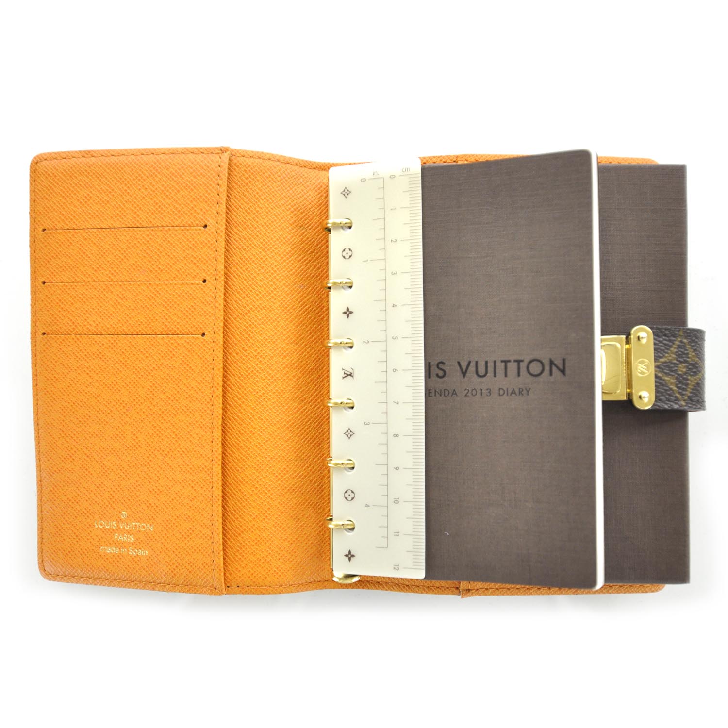 Louis Vuitton Monogram Koala Small Ring Agenda Orange 5 of 7