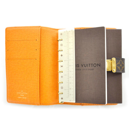 Louis Vuitton Monogram Koala Small Ring Agenda Orange 5 of 7