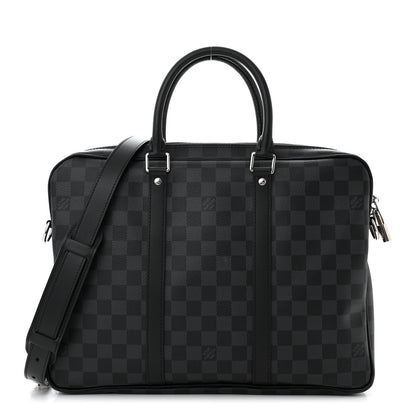Louis Vuitton Damier Graphite Porte Documents Voyage PM 1 of 9