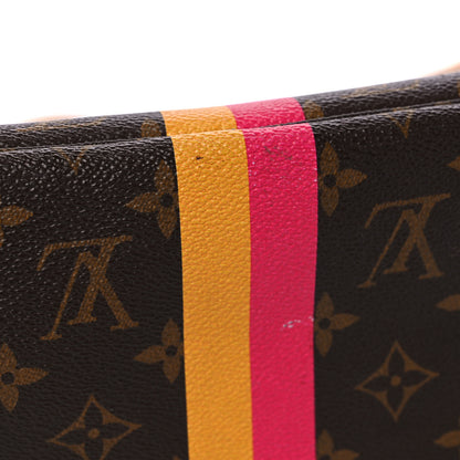 Louis Vuitton Monogram My LV Heritage Neverfull MM Fuchsia Yellow 13 of 20