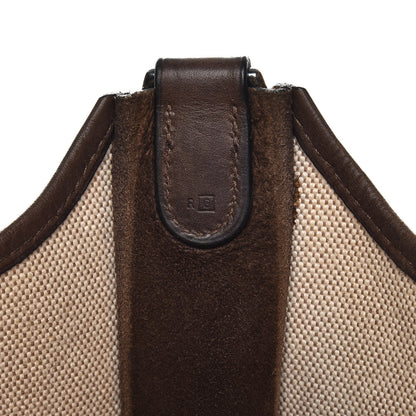 Hermes Toile Natural Barenia Evelyne GM Ebene 8 of 14