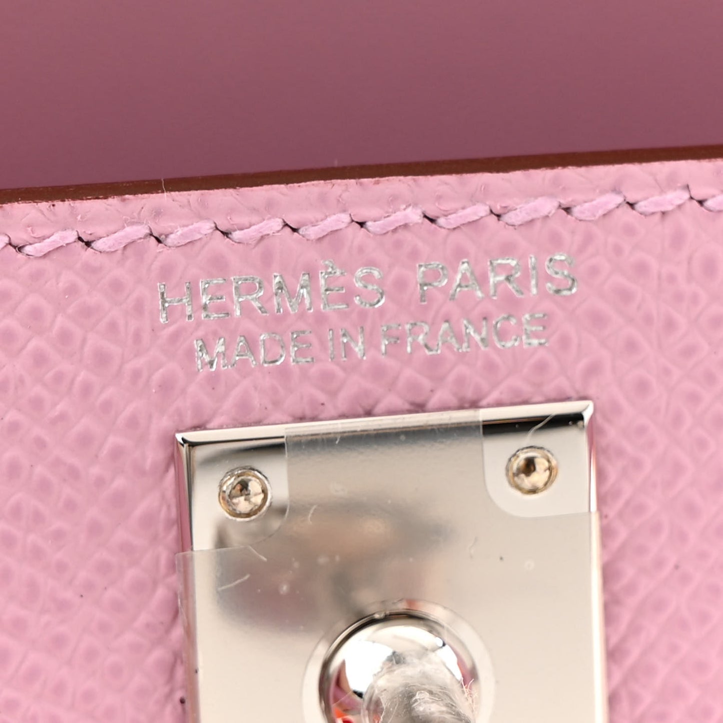 Epsom Mini Kelly Sellier 20 Mauve Sylvestre