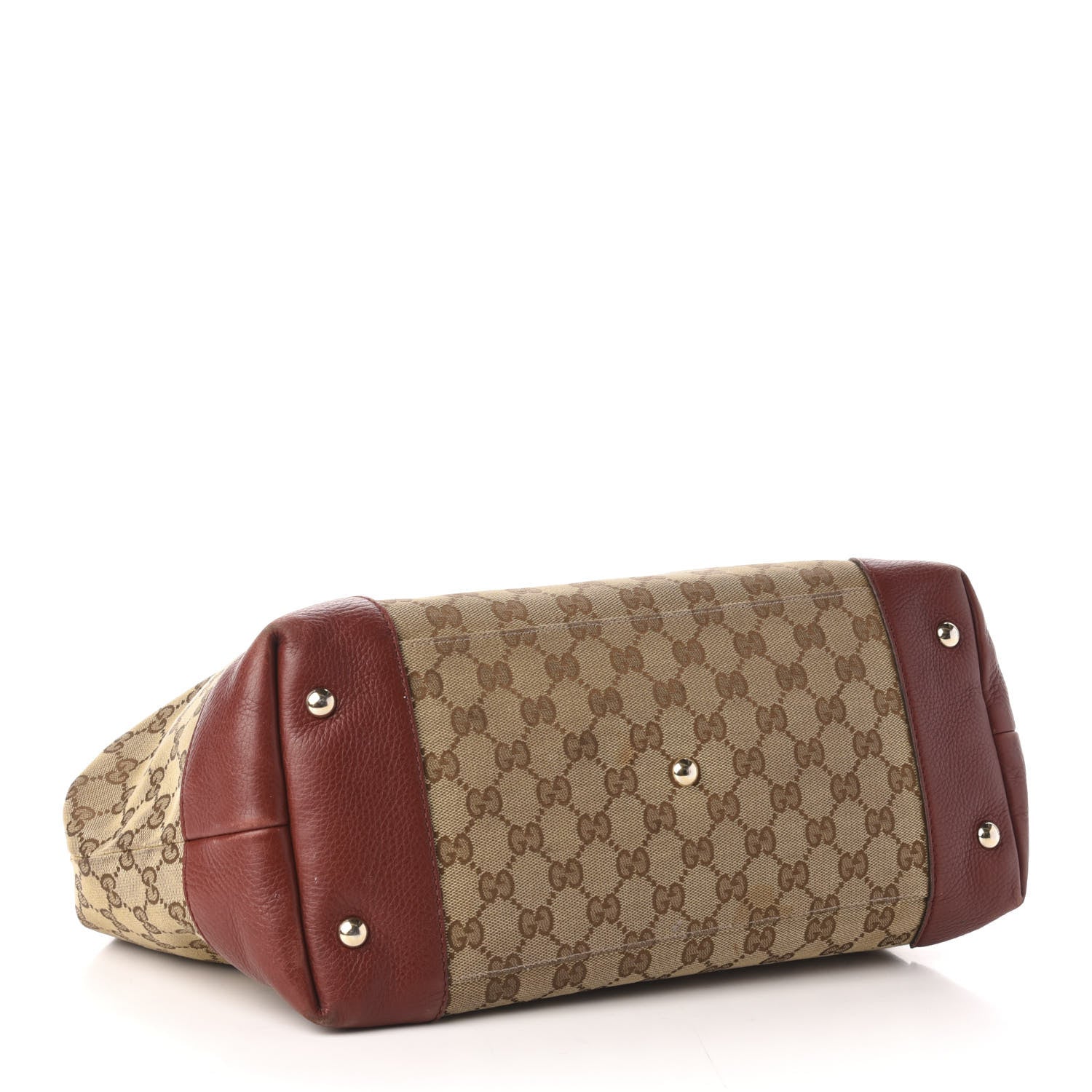 Gucci Monogram Web Medium Dressage Tote Red 4 of 11
