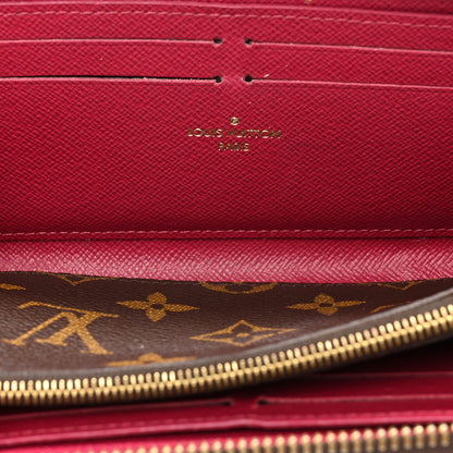 Louis Vuitton Monogram Clemence Wallet Fuchsia 7 of 13