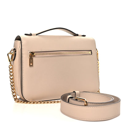 Louis Vuitton Grained Calfskin Lockme Oxford Greige 3 of 10
