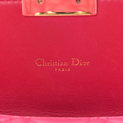 Christian Dior Lambskin Cannage Miss Dior Promenade Pouch Fuchsia 6 of 16