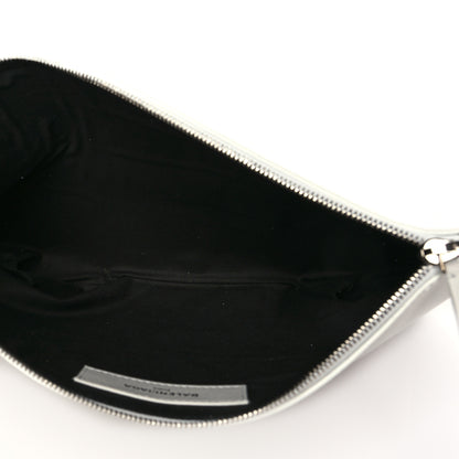 Balenciaga Calfskin Logo Everyday Second Bag White 5 of 10